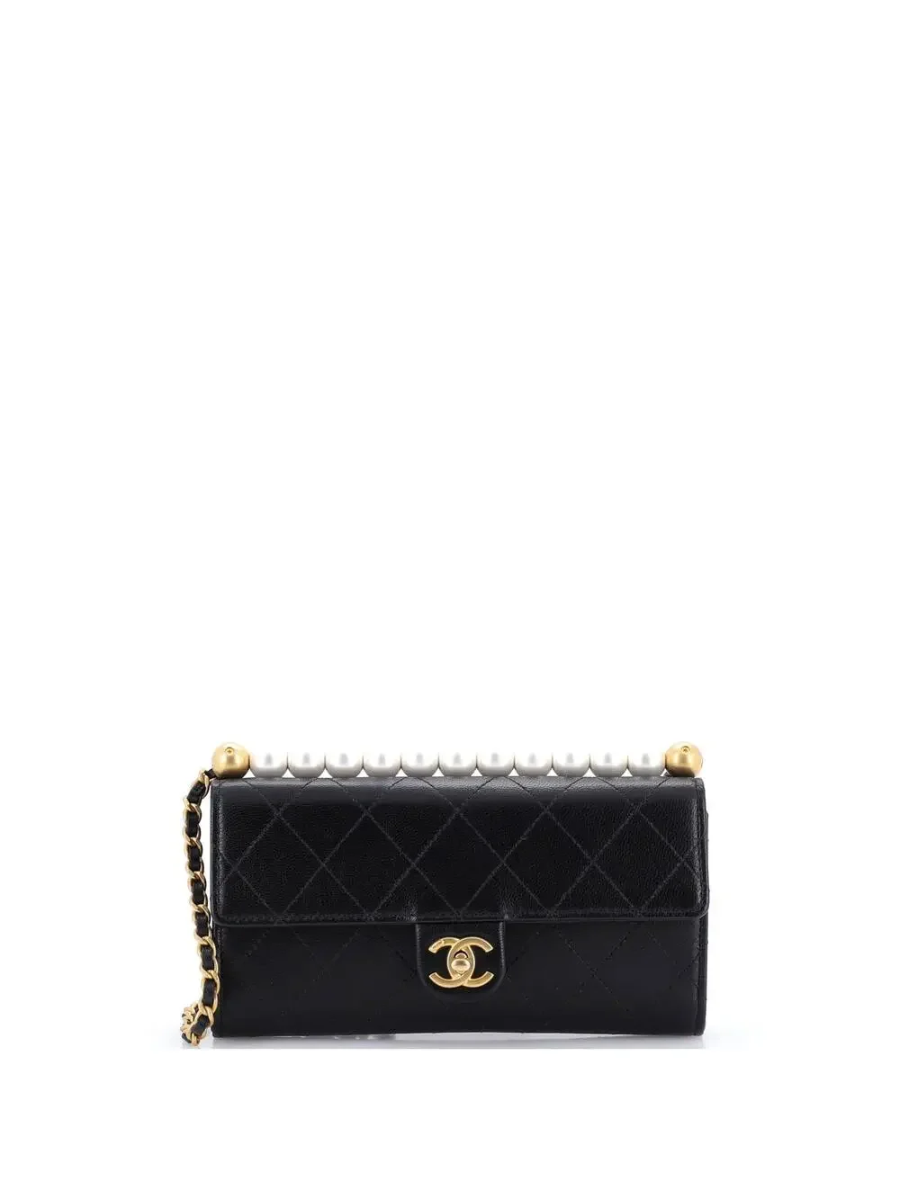 Chanel Chic Pearls Clutch With Chain #253456C29B